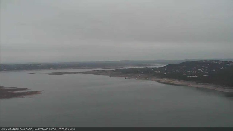 Lake Travis webcam, January 26, 2025 5:45 PM CT