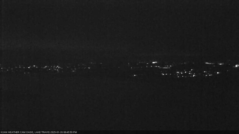 Lake Travis webcam, January 26, 2025 6:45 PM CT