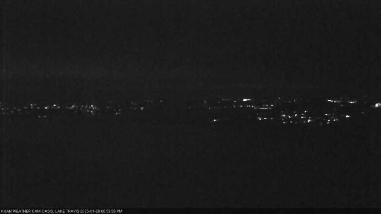 Lake Travis webcam, January 26, 2025 7:00 PM CT