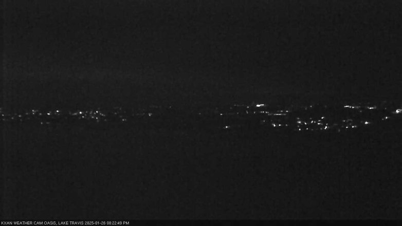 Lake Travis webcam, January 26, 2025 8:25 PM CT
