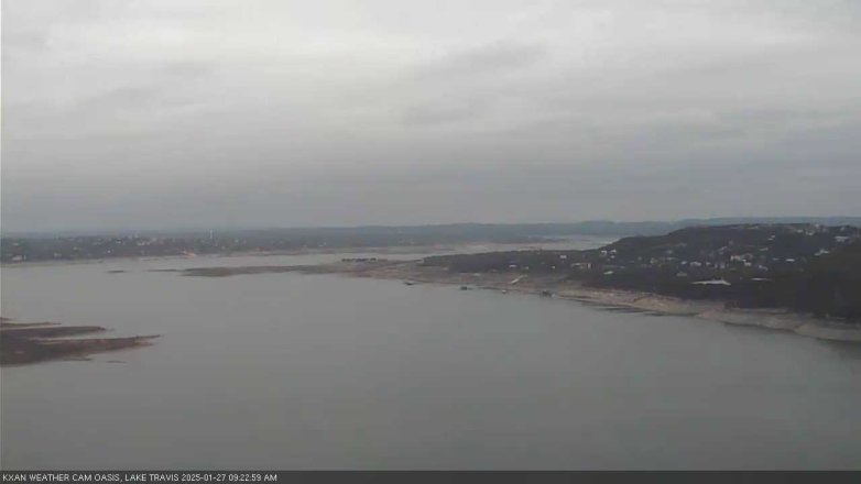 Lake Travis webcam, January 27, 2025 9:25 AM CT