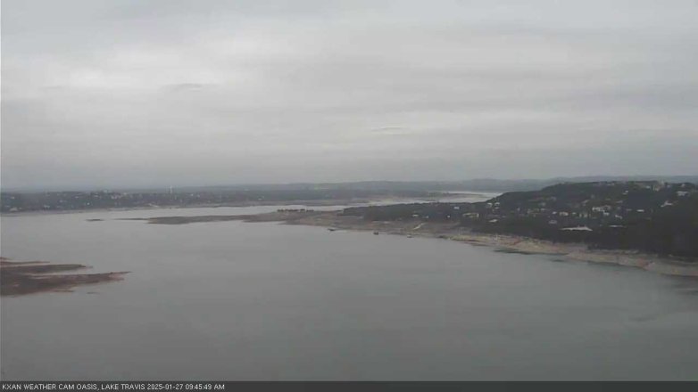 Lake Travis webcam, January 27, 2025 9:45 AM CT