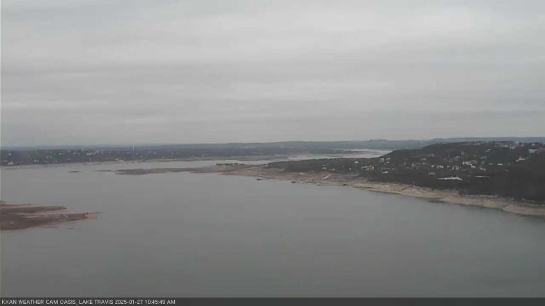 Lake Travis webcam, January 27, 2025 10:45 AM CT