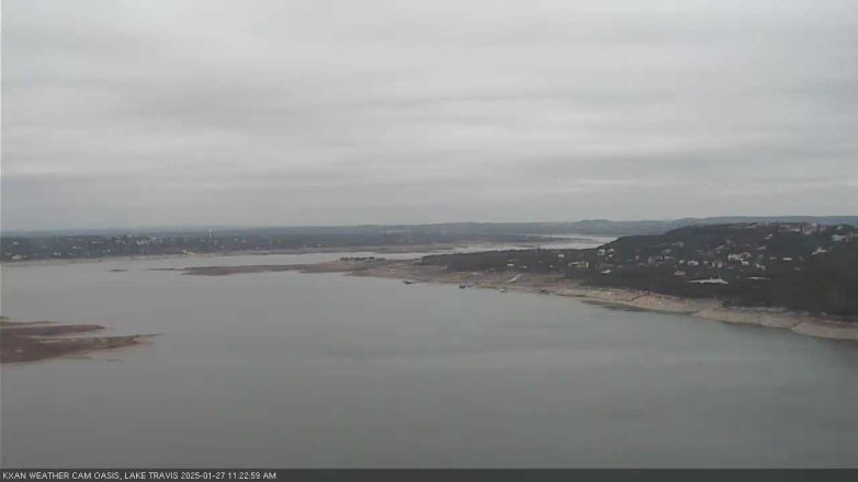 Lake Travis webcam, January 27, 2025 11:25 AM CT