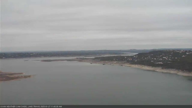 Lake Travis webcam, January 27, 2025 11:45 AM CT