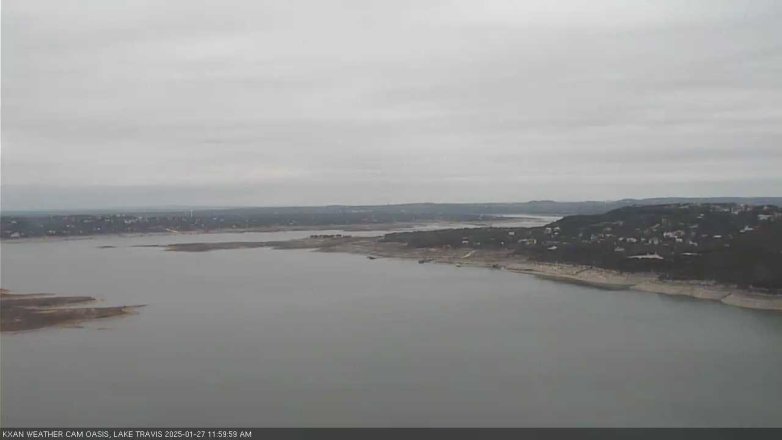 Lake Travis webcam, January 27, 2025 12:00 PM CT