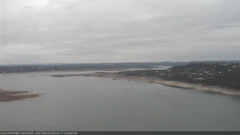 Lake Travis webcam, January 27, 2025 12:45 PM CT