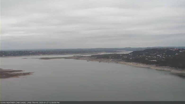 Lake Travis webcam, January 27, 2025 1:00 PM CT