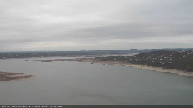 Lake Travis webcam, January 27, 2025 2:45 PM CT