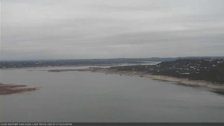 Lake Travis webcam, January 27, 2025 3:25 PM CT