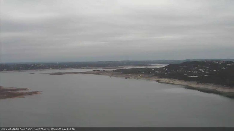 Lake Travis webcam, January 27, 2025 3:45 PM CT