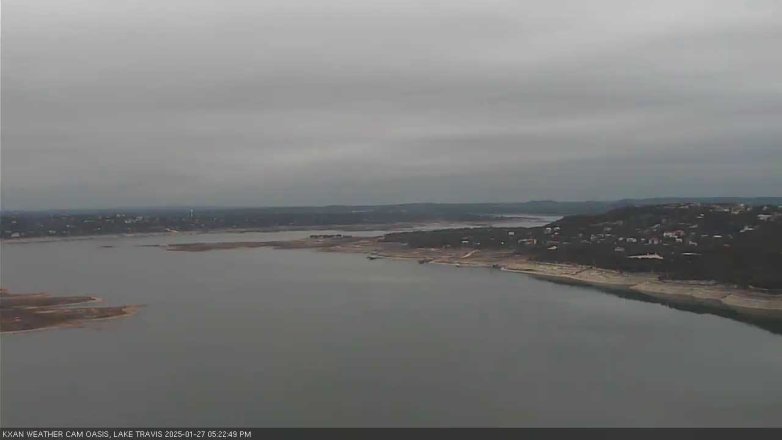 Lake Travis webcam, January 27, 2025 5:25 PM CT