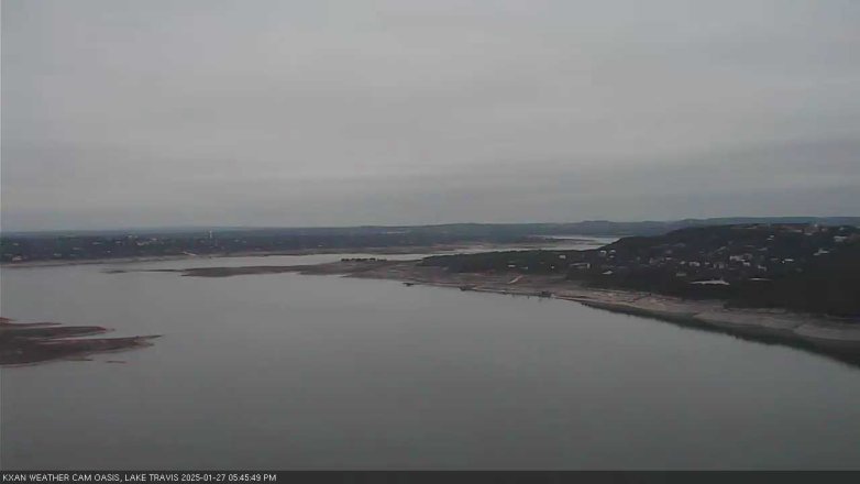 Lake Travis webcam, January 27, 2025 5:45 PM CT