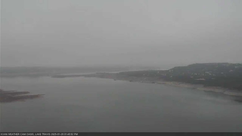 Lake Travis webcam, January 28, 2025 1:45 PM CT