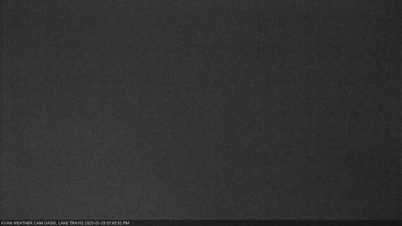 Lake Travis webcam, January 28, 2025 7:45 PM CT