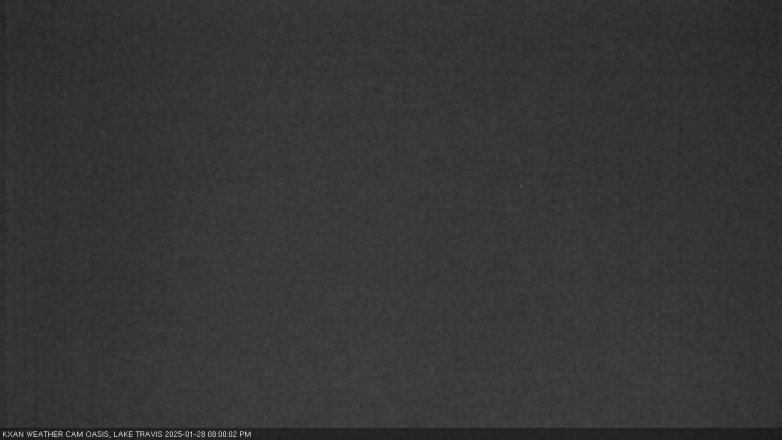 Lake Travis webcam, January 28, 2025 8:00 PM CT