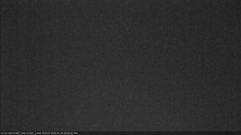 Lake Travis webcam, January 28, 2025 9:45 PM CT