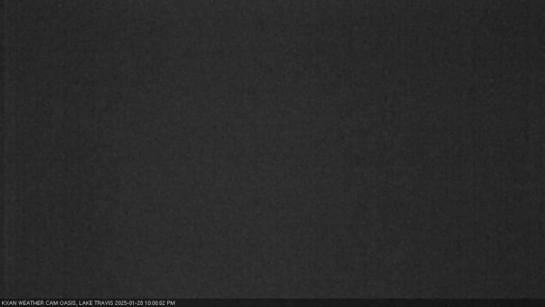 Lake Travis webcam, January 28, 2025 10:00 PM CT