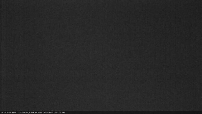 Lake Travis webcam, January 28, 2025 11:00 PM CT