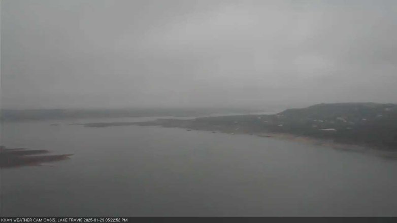 Lake Travis webcam, January 29, 2025 5:25 PM CT