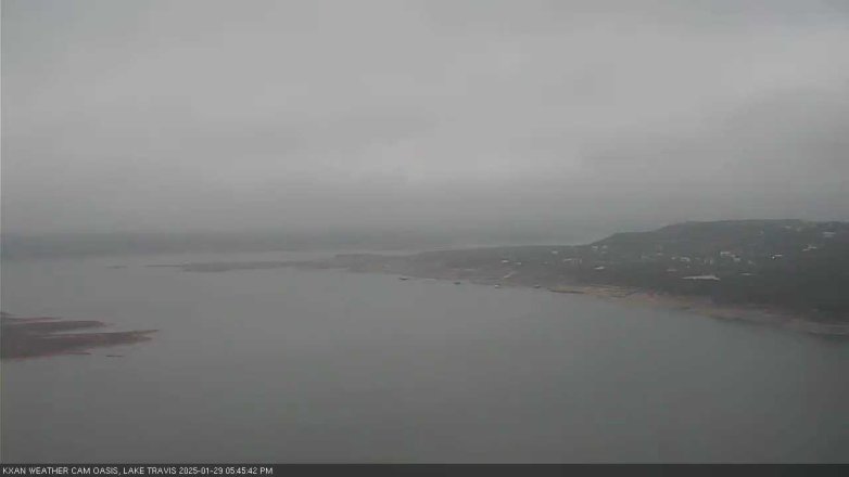 Lake Travis webcam, January 29, 2025 5:45 PM CT