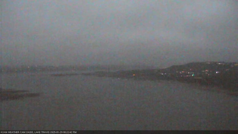 Lake Travis webcam, January 29, 2025 6:25 PM CT