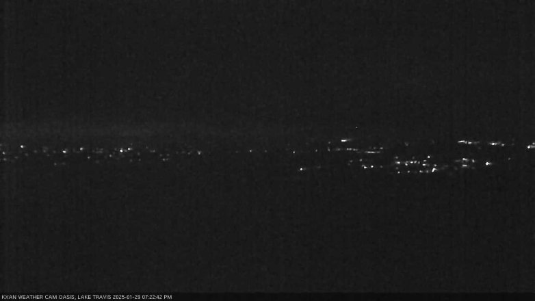Lake Travis webcam, January 29, 2025 7:25 PM CT