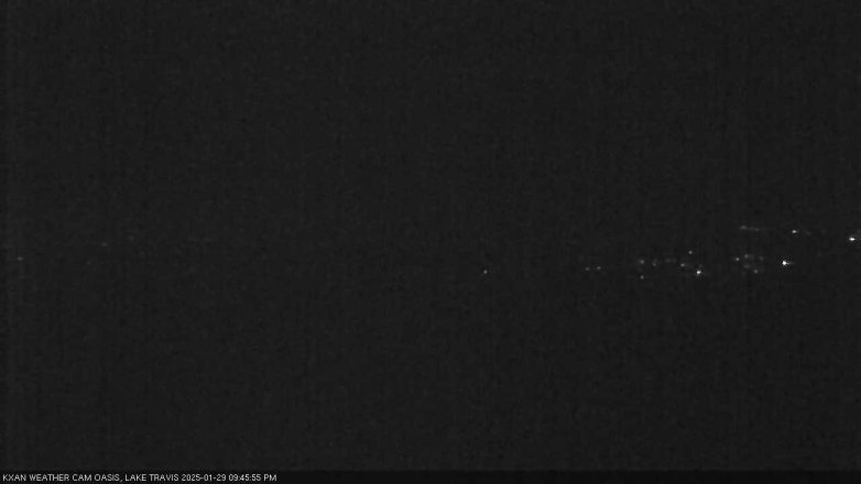 Lake Travis webcam, January 29, 2025 9:45 PM CT