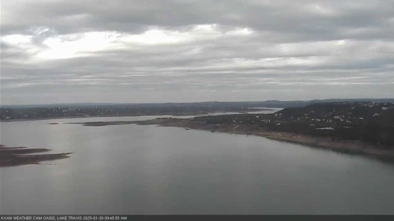 Lake Travis webcam, January 30, 2025 9:45 AM CT
