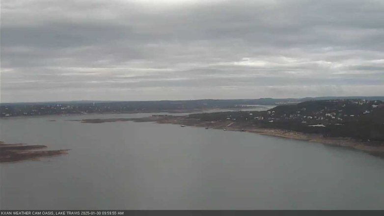 Lake Travis webcam, January 30, 2025 10:00 AM CT