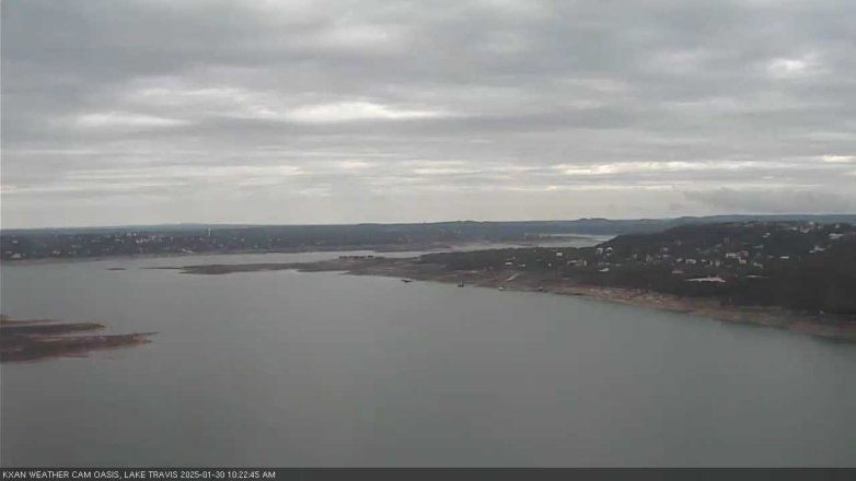 Lake Travis webcam, January 30, 2025 10:25 AM CT