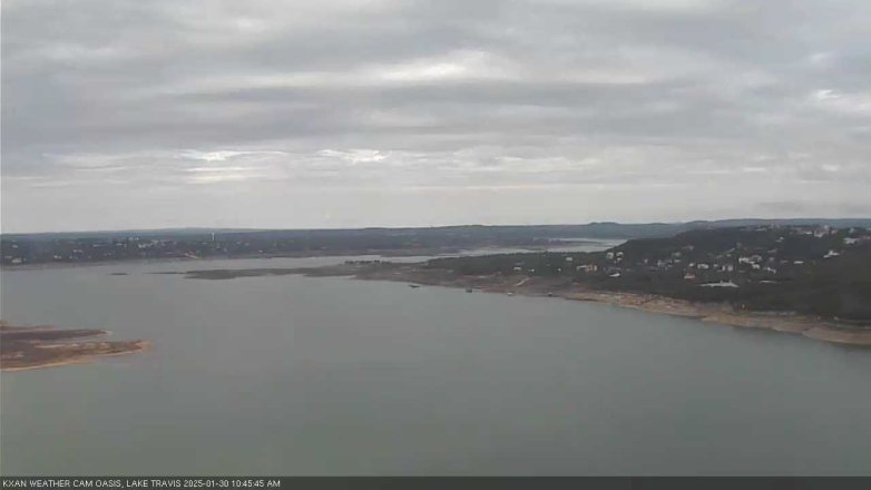 Lake Travis webcam, January 30, 2025 10:45 AM CT