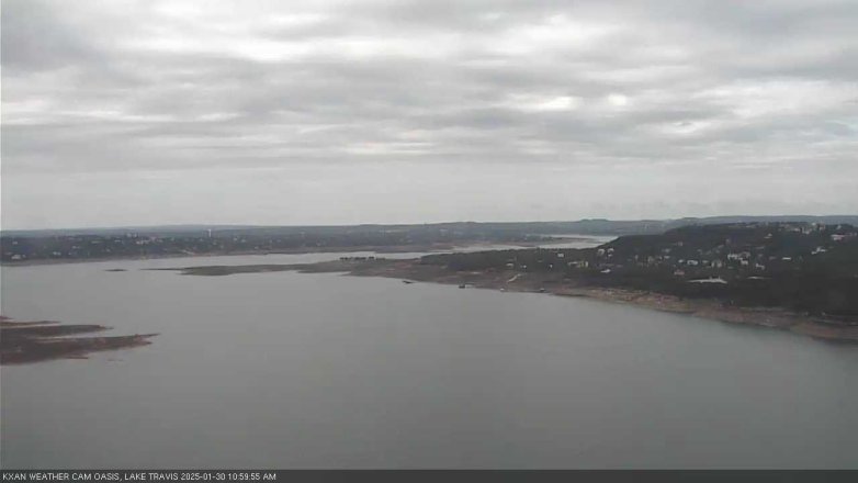 Lake Travis webcam, January 30, 2025 11:00 AM CT