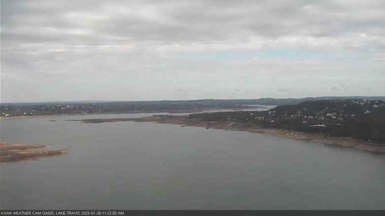 Lake Travis webcam, January 30, 2025 11:25 AM CT