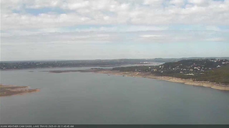Lake Travis webcam, January 30, 2025 11:45 AM CT