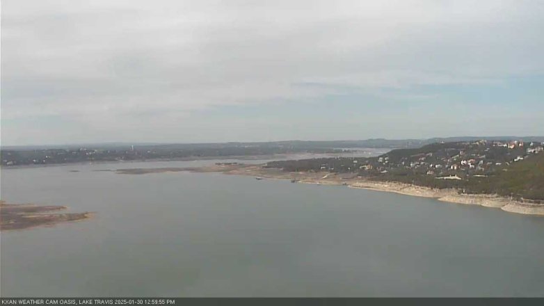 Lake Travis webcam, January 30, 2025 1:00 PM CT