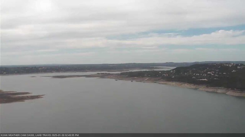 Lake Travis webcam, January 30, 2025 2:45 PM CT