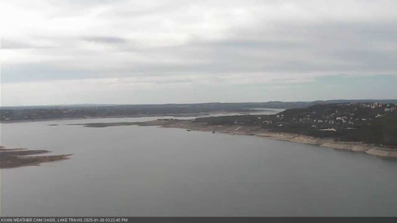 Lake Travis webcam, January 30, 2025 3:25 PM CT