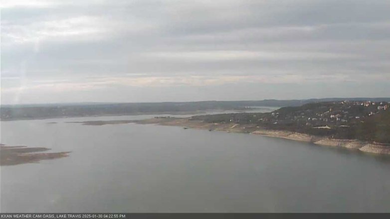 Lake Travis webcam, January 30, 2025 4:25 PM CT