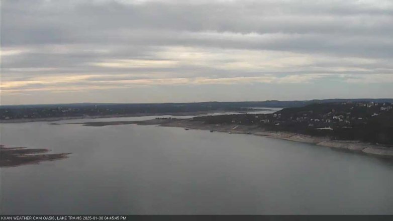 Lake Travis webcam, January 30, 2025 4:45 PM CT