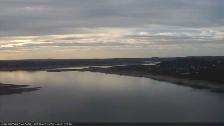 Lake Travis webcam, January 30, 2025 5:25 PM CT