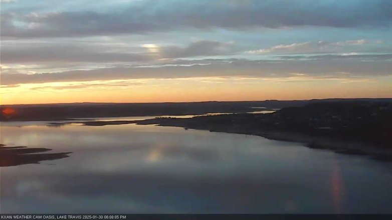 Lake Travis webcam, January 30, 2025 6:00 PM CT