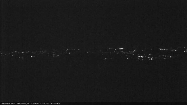 Lake Travis webcam, January 30, 2025 10:25 PM CT