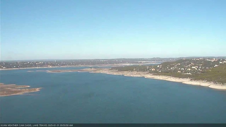 Lake Travis webcam, January 31, 2025 10:00 AM CT