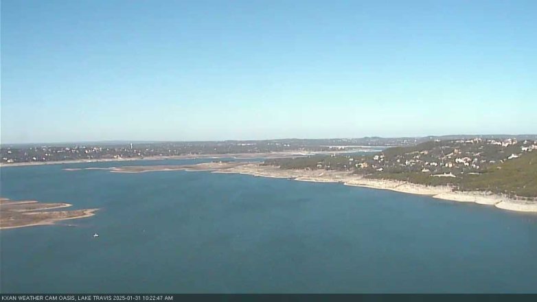 Lake Travis webcam, January 31, 2025 10:25 AM CT