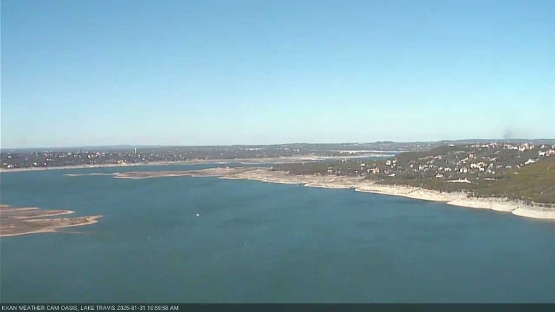 Lake Travis webcam, January 31, 2025 11:00 AM CT