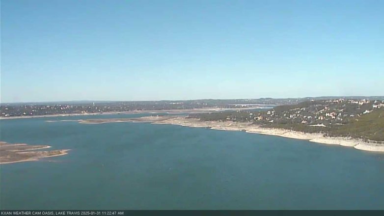 Lake Travis webcam, January 31, 2025 11:25 AM CT