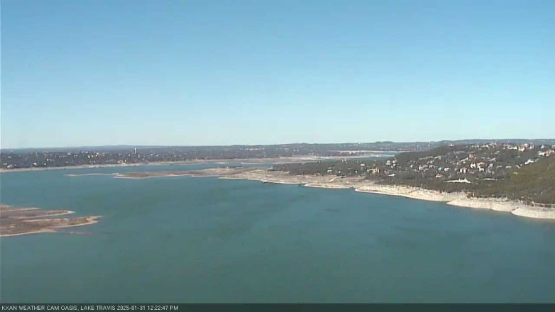 Lake Travis webcam, January 31, 2025 12:25 PM CT