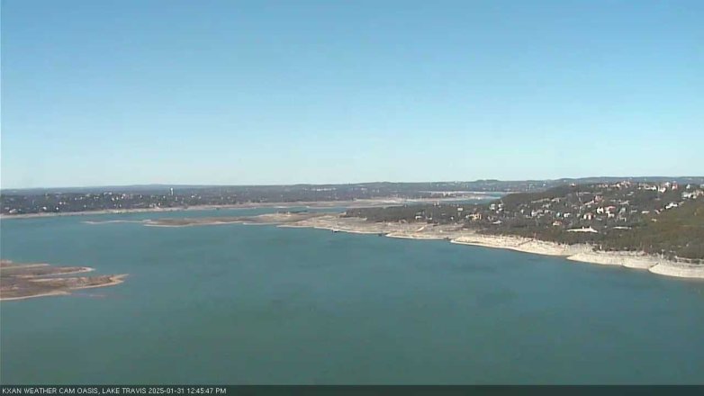 Lake Travis webcam, January 31, 2025 12:45 PM CT