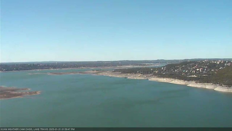 Lake Travis webcam, January 31, 2025 2:00 PM CT